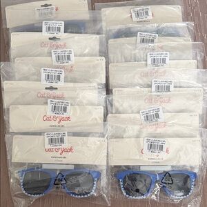 12 🕶️ Cat & Jack Blue Kids Sunglasses - Pack of Multiple Sealed Pairs